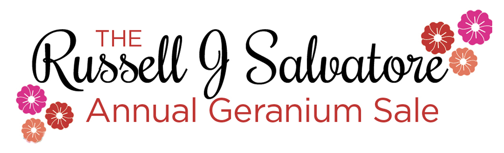 Annual Geranium Sale Graphic